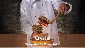  Presentation with closeup of bees flying - PPT layouts consisting of fire flies - closeup of chef preparing milled background and a tawny brown colored foreground