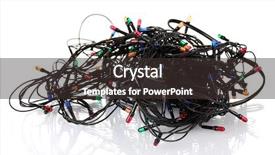  Presentation with multicolor - Presentation design enhanced with fire globe - matted multicolor lamp festive garland background and a  colored foreground