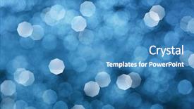  Presentation with blue fire - Cool new presentation theme with fire ice - abstract blue background backdrop and a teal colored foreground