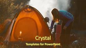  Presentation with wild fire - Audience pleasing PPT theme consisting of fire in the wild area backdrop and a tawny brown colored foreground