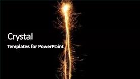  Presentation with letter - Slides consisting of fire letters - letter i sparklers on black background and a  colored foreground