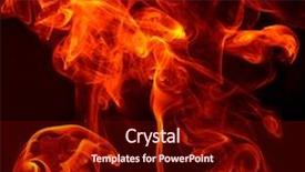  Presentation with fire - Theme with fire on a black background background and a wine colored foreground