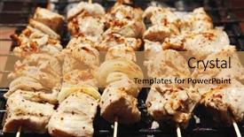  Presentation with charcoal - Amazing slide set having  backdrop and a  colored foreground