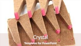  Presentation with fuel - PPT theme consisting of fire starter - dry fuel isolated on white background and a  colored foreground