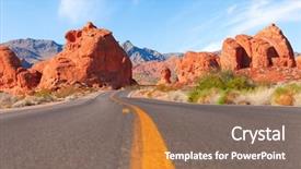  Presentation with fire - Presentation design with fire state park nevada united background and a violet colored foreground