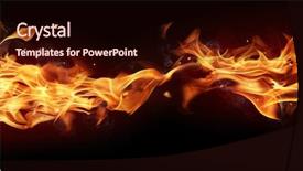  Presentation with stripe - Presentation theme consisting of fire stripe with free space background and a wine colored foreground