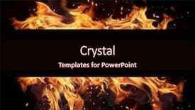  Presentation with stripe - Amazing presentation theme having fire stripe with free space backdrop and a wine colored foreground