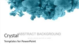  Presentation with ink - Presentation design featuring fire templates - acrylic colors and ink background and a white colored foreground