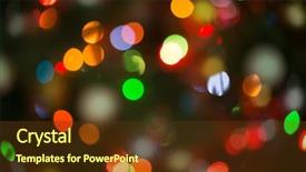  Presentation with christmas lights - Amazing PPT layouts having fire templates - christmas background of blurred lights backdrop and a tawny brown colored foreground