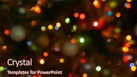  Presentation with christmas lights - Audience pleasing slides consisting of fire templates - christmas background of blurred lights backdrop and a wine colored foreground