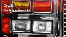  Presentation with shiny - Amazing PPT layouts having fire truck - detail of a shiny new backdrop and a tawny brown colored foreground