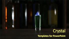  Presentation with sesame bar - Amazing theme having fire water mixed - burning cocktail on table backdrop and a  colored foreground