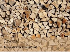 Fire Wood PPT template 52 | CrystalGraphics