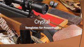  Presentation with firearm - Amazing presentation theme having firearm - cleaning a modern bolt action backdrop and a tawny brown colored foreground