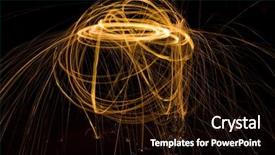 Presentation with tracing - Presentation design enhanced with fireball - abstract path tracing with light background and a black colored foreground