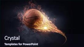  Presentation with dynamic - Beautiful slides featuring fireball - it is dynamic game mixed backdrop and a wine colored foreground