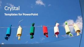  Presentation with fireworks - Audience pleasing presentation theme consisting of firecracker - fallas decoration fake fireworks colorful backdrop and a teal colored foreground