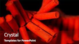  Presentation with chinese new year firecrackers - Slides with firecrackers background and a crimson colored foreground