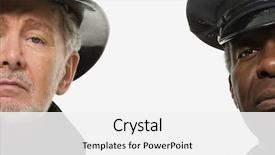  Presentation with firefighter - Slides enhanced with firefighter and a police background and a white colored foreground