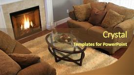  Presentation with elephant in the room - Beautiful slides featuring fireplace home - contemporary living room backdrop and a  colored foreground