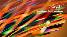  Presentation with abstract dark blue color crayons - Slide set consisting of firestreams - abstract picture of bright colored background and a  colored foreground