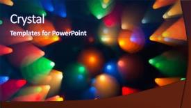  Presentation with dynamic - Theme enhanced with firestreams - abstract picture of bright colored background and a  colored foreground