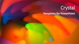  Presentation with dynamic - Colorful slide deck enhanced with firestreams - abstract picture of bright colored backdrop and a  colored foreground