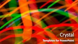  Presentation with abstract dark blue color crayons - Beautiful PPT layouts featuring firestreams - abstract picture of bright colored backdrop and a crimson colored foreground