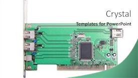  Presentation with controller - Presentation featuring firewire-1394-pci-controller-card background and a white colored foreground