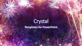  Presentation with firework - Slide set having fireworks display - abstract colored firework background background and a wine colored foreground