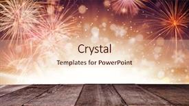  Presentation with firework - PPT layouts with fireworks display - abstract colored firework background background and a lemonade colored foreground