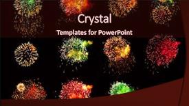  Presentation with black chalkboard vintage blackboard isolated - PPT theme enhanced with fireworks isolated on black background background and a wine colored foreground