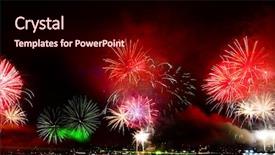  Presentation with celebrations - Audience pleasing presentation consisting of fireworks over bosphorus in istanbul backdrop and a wine colored foreground