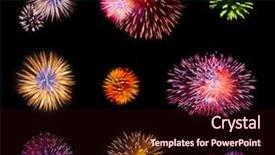  Presentation with black chalkboard vintage blackboard isolated - Cool new theme with fireworks set isolated on black backdrop and a wine colored foreground