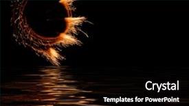  Presentation with fireworks - Presentation theme enhanced with fire poi action - fireworks show with a reflection background and a black colored foreground