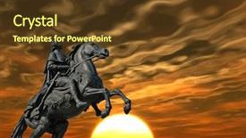  Presentation with peter - Presentation with first - st petersburg russia background and a tawny brown colored foreground