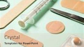  Presentation with first aid kit - PPT layouts featuring first-aid-kit background and a lemonade colored foreground