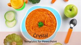  Presentation with white plate - Presentation enhanced with first fruits - composition with plate of creamy background and a gold colored foreground