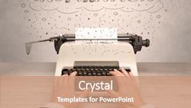  Presentation with first - PPT theme enhanced with machine related - first person perspective hand writing background and a lemonade colored foreground