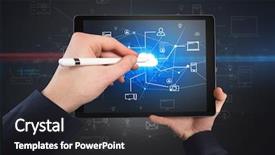  Presentation with mobile first - Amazing presentation having first person view backdrop and a dark gray colored foreground