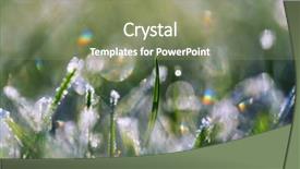  Presentation with morning show - Slide deck featuring first ski - close-up shot of the frozen background and a  colored foreground