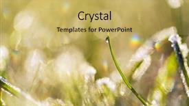  Presentation with frozen - Slide set having first ski - close-up shot of the frozen background and a  colored foreground