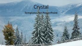  Presentation with first nations - Audience pleasing PPT layouts consisting of first snow in mauntain village backdrop and a  colored foreground