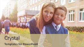  Presentation with first - PPT layouts having first time in first class background and a coral colored foreground