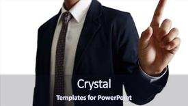  Presentation with hand touching finger digital - Audience pleasing slides consisting of first time right - hand symbol pointing up touching backdrop and a wine colored foreground