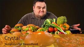  Presentation with french fries - Audience pleasing PPT theme consisting of first time salaries are enough backdrop and a gold colored foreground