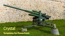  Presentation with museum - Beautiful slide deck featuring first world war - military museum in kalemegdan belgrade backdrop and a tawny brown colored foreground