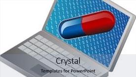  Presentation with healthcare - Cool new slides with firstaid - online healthcare and pharmacies notebook backdrop and a teal colored foreground