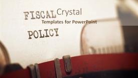  Presentation with fiscal policy - Presentation having fiscal-policy-text-written background and a cream colored foreground