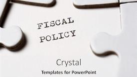  Presentation with fiscal policy - Presentation theme featuring fiscal-policy-text-written background and a  colored foreground